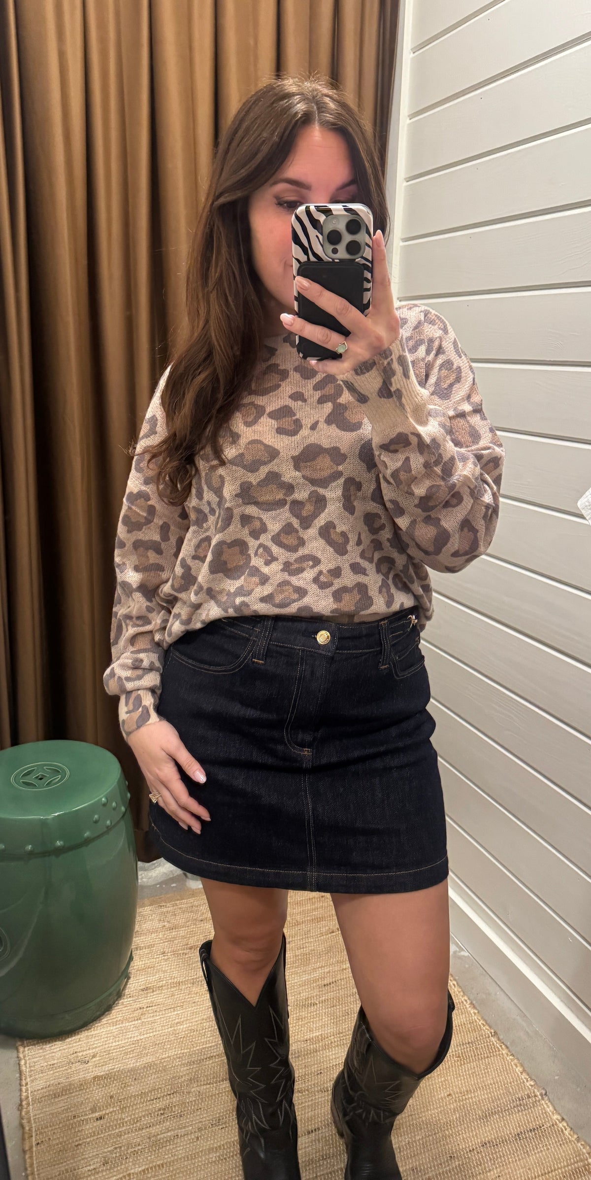 Nina Leopard Sweater