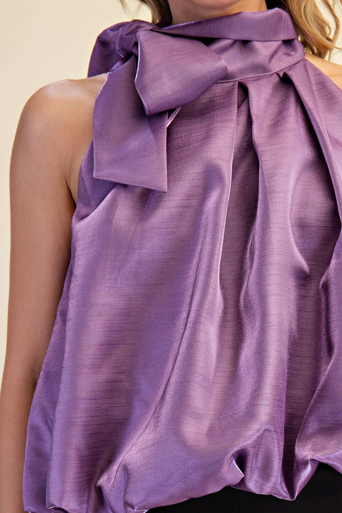 High Neck Sleeveless Top