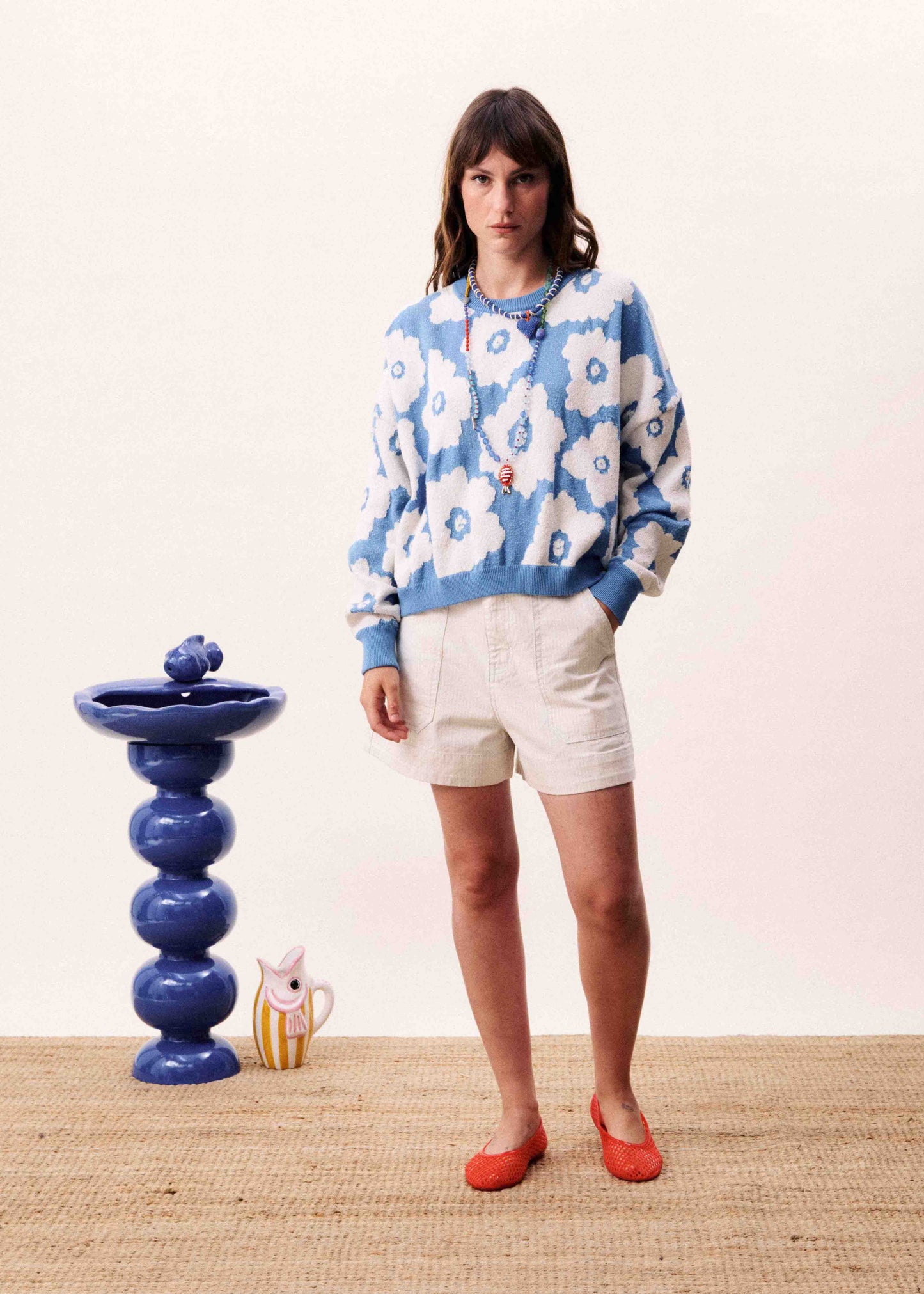 Dulse Sweater in Bleu Jean
