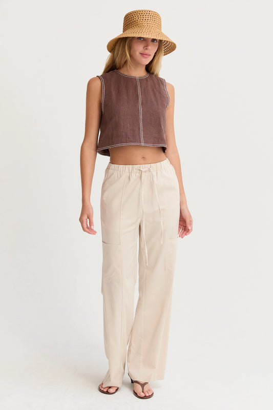 Willow Pull-on Tencel Pants