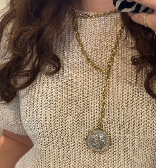 Wrap Coin Necklace