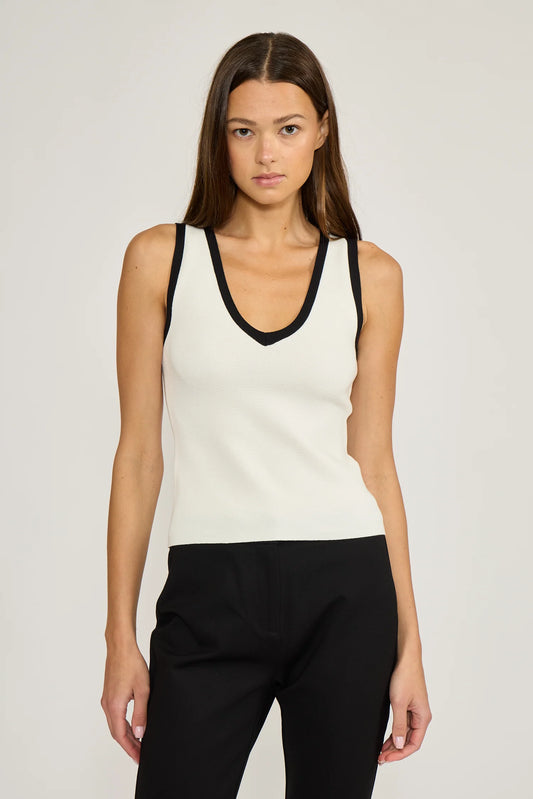 Nancy V-Neck Knit Top