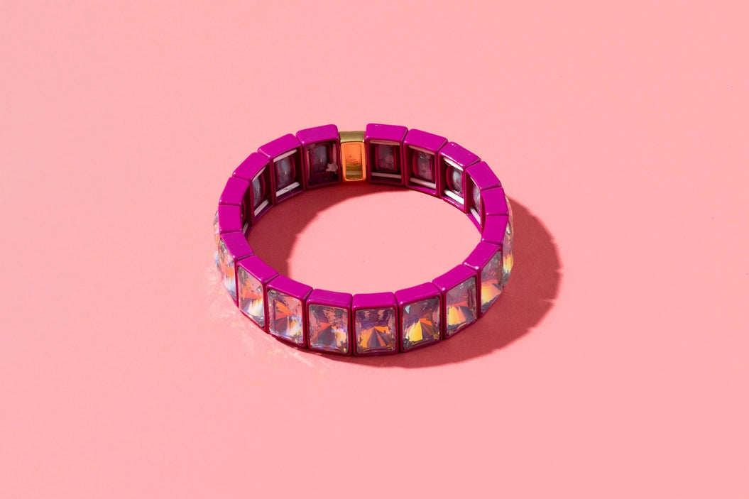 Enamel Stretch Bracelet