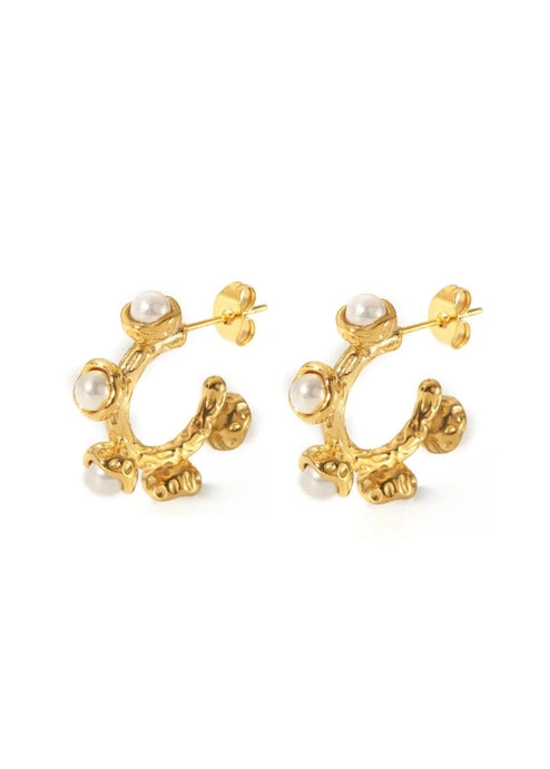 Ester Pearl Dot Earrings