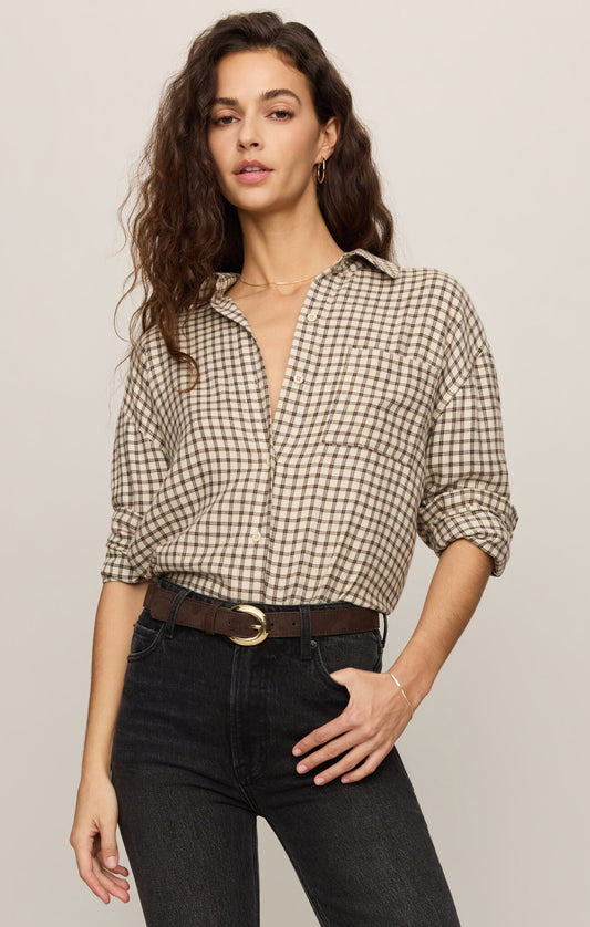 River Plaid Button-Up