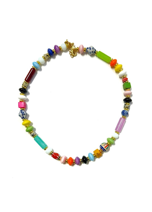 Larter Colorful Beaded Necklace