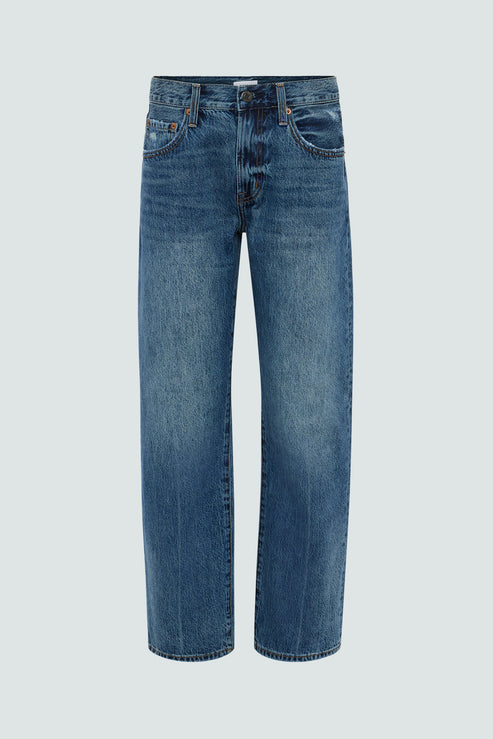 Lexi Mid-Rise Straight Leg Jeans