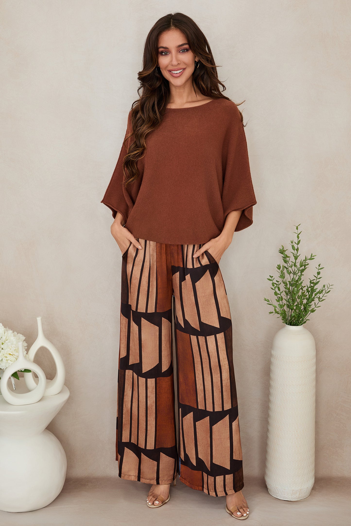 Batwing Crew Neck Sweater