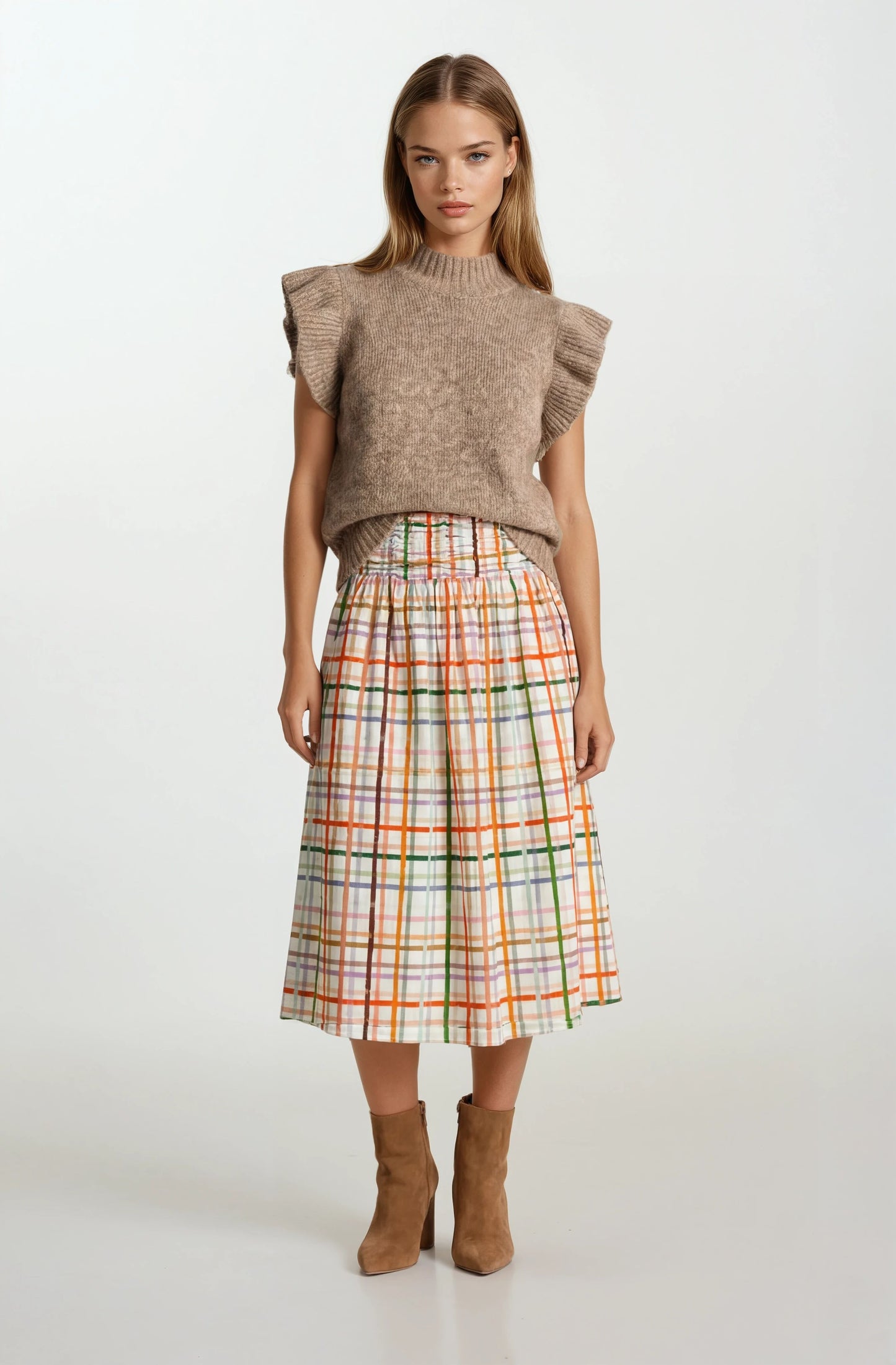 Luna Harvest Plaid Skirt