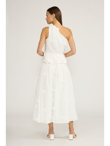 Gwyneth Floral One-Shoulder Top