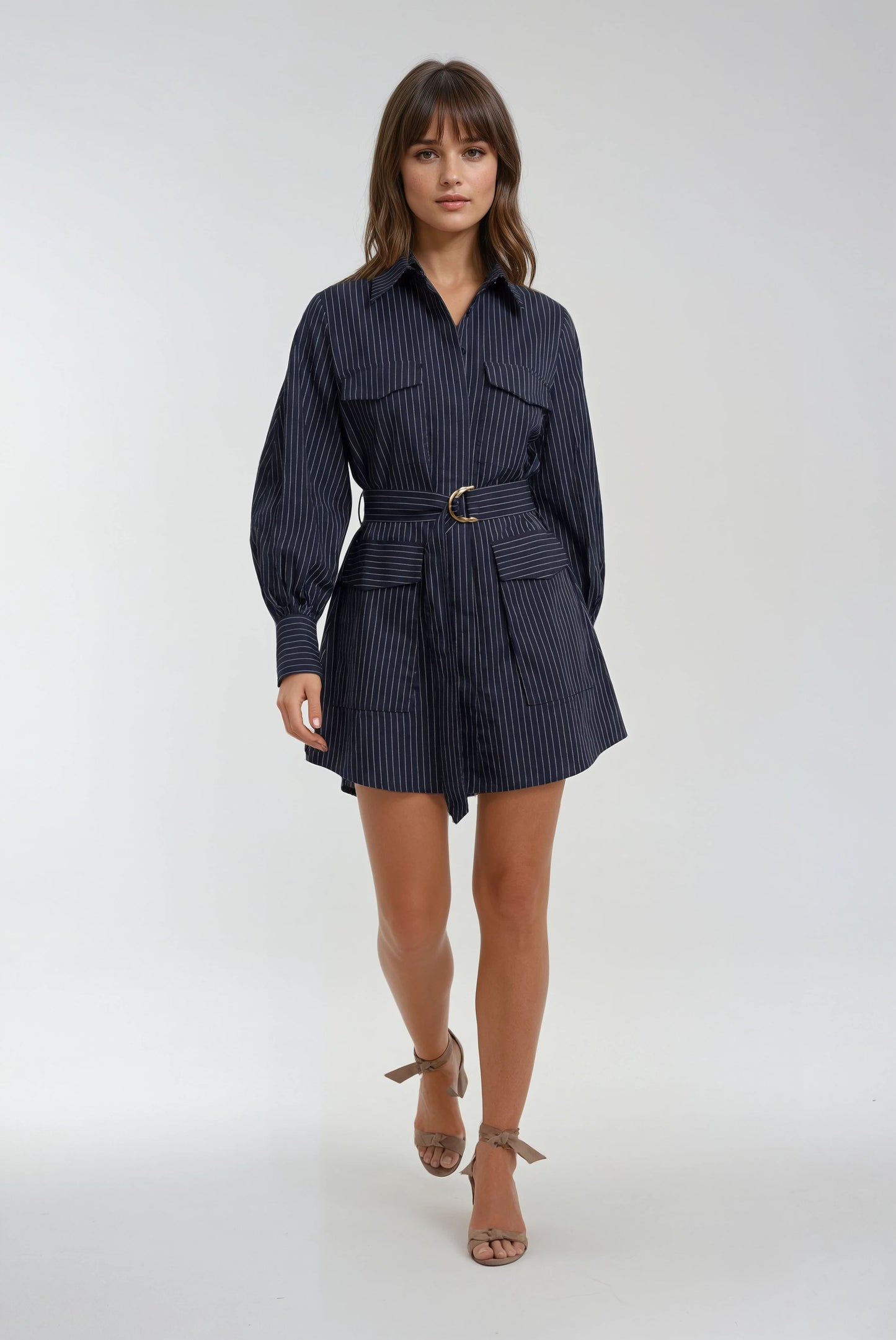 Faye Stripe Mini Dress