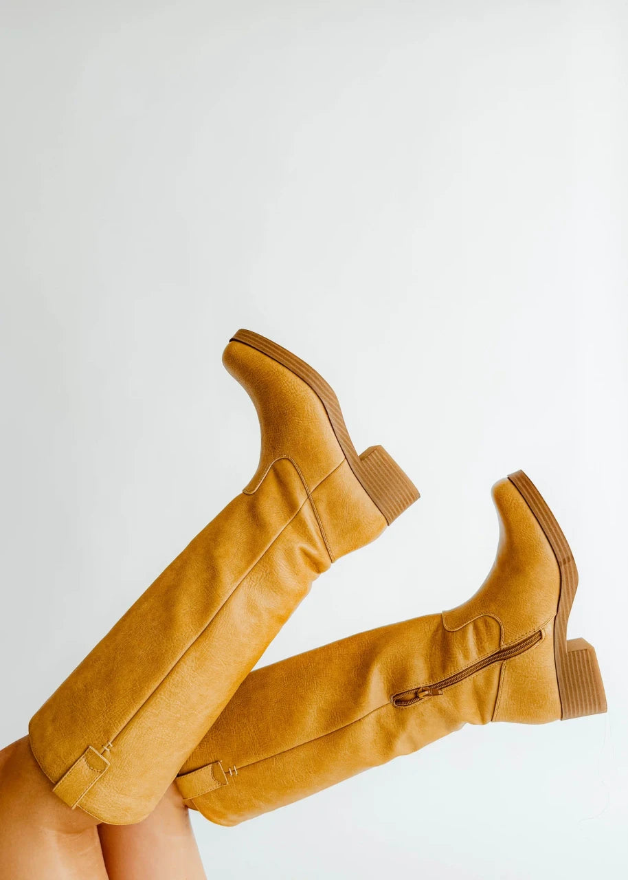 Yurie Boots in Camel