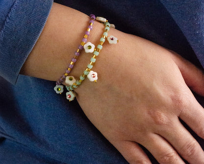 Willow Flower Charm Bracelet