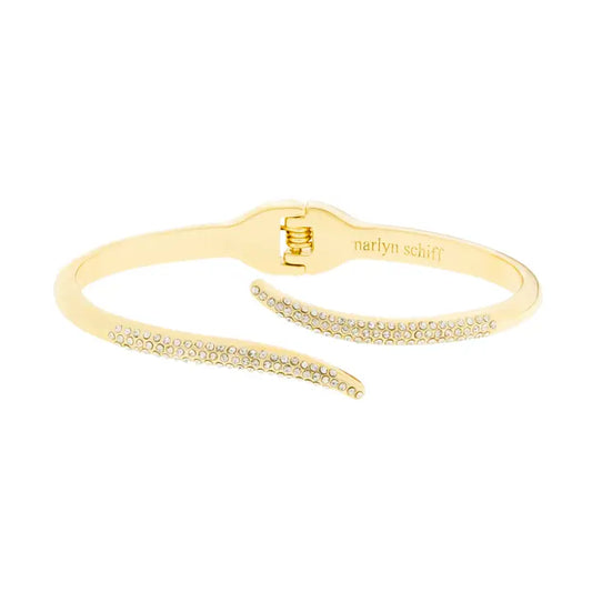 Crystal Wrap Hinge Bangle