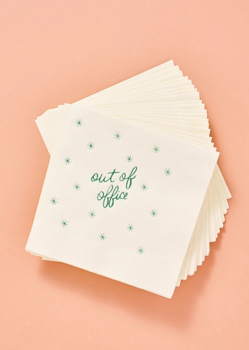 Out of Office Cocktail Napkins