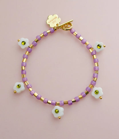 Willow Flower Charm Bracelet