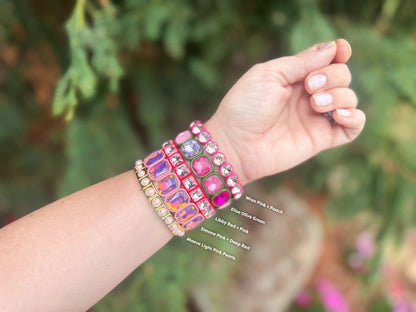 Enamel Stretch Bracelet