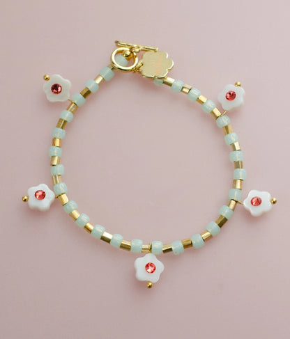 Willow Flower Charm Bracelet