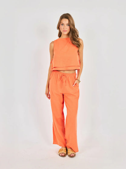 Good Day Layered Top in Orange