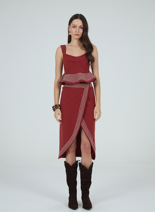 Dublin Skirt in Fig