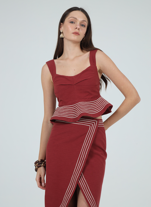 Dublin Skirt in Fig