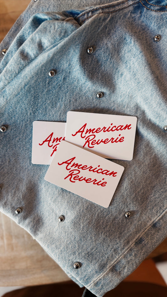 American Reverie Gift Certificate