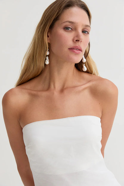 Zeah Organza Tube Dress