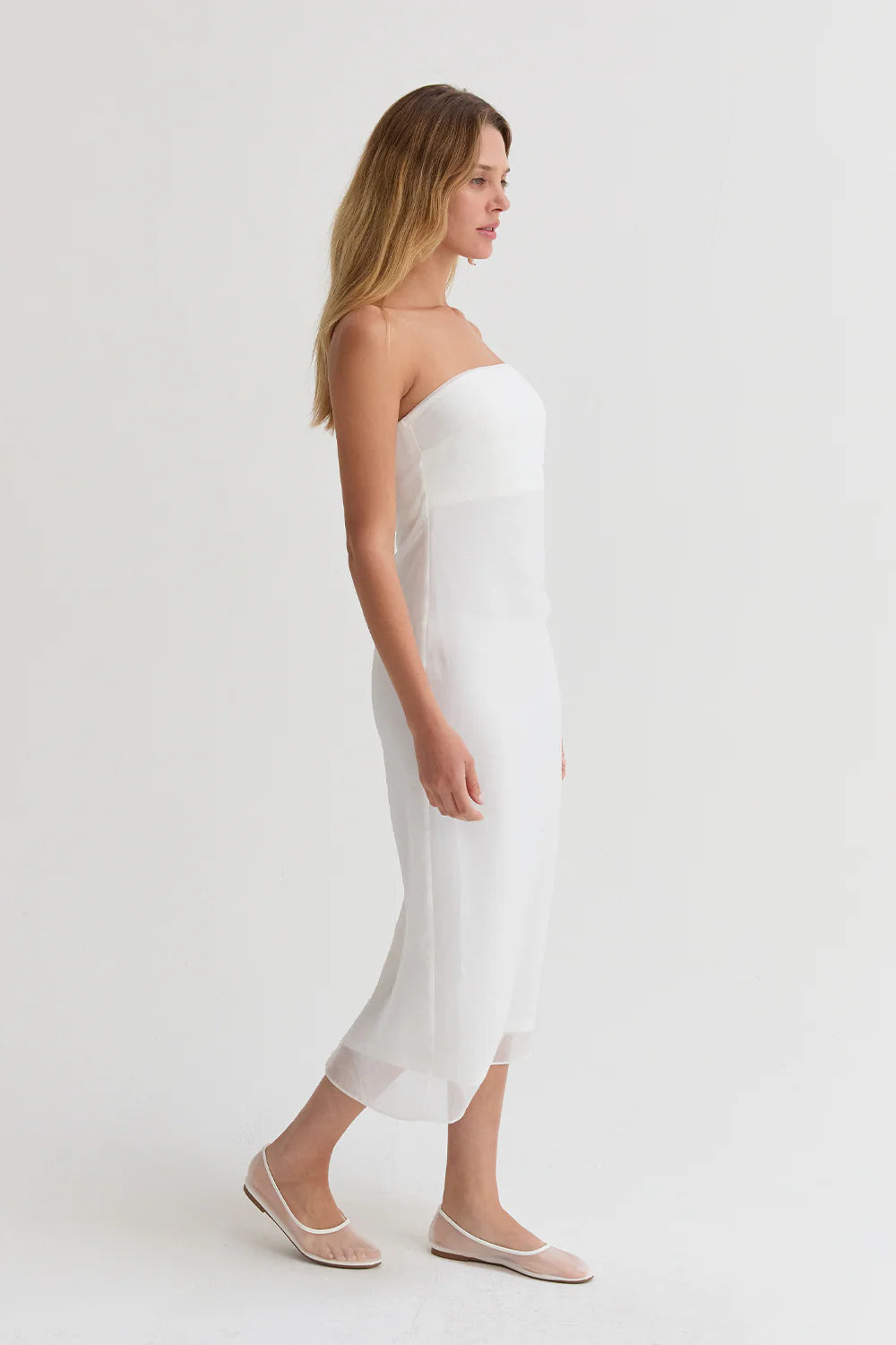 Zeah Organza Tube Dress