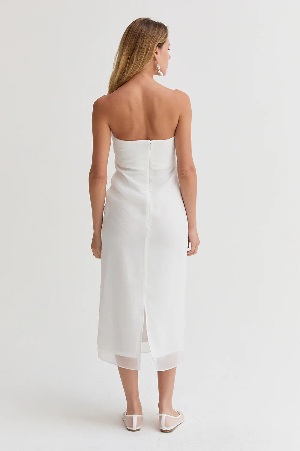 Zeah Organza Tube Dress