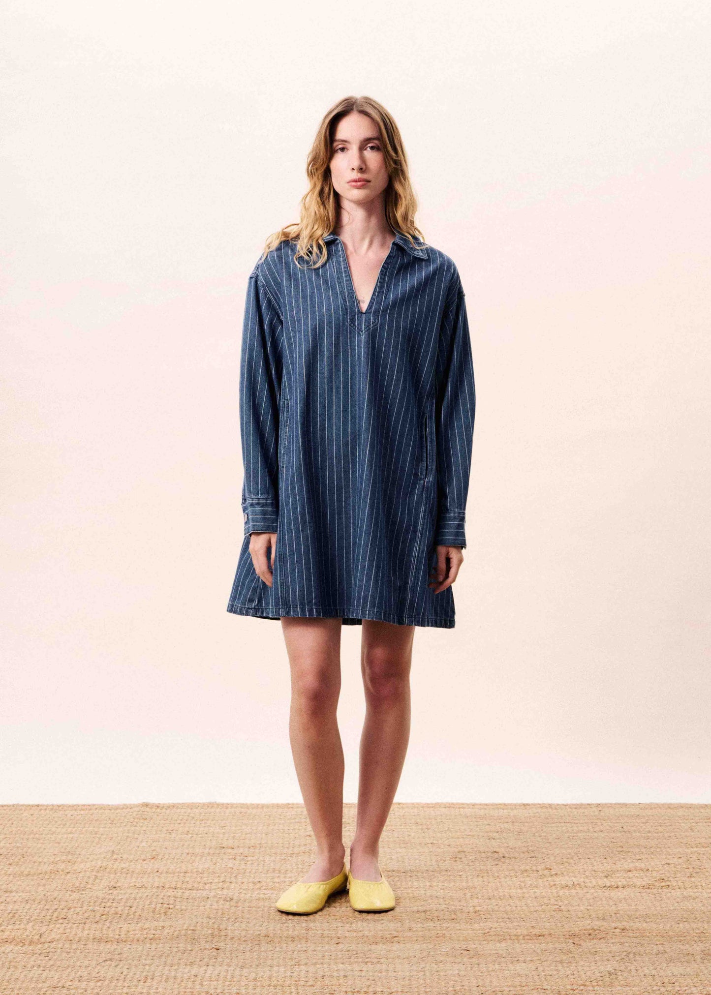 Poseidon Dress in Bleu Jean