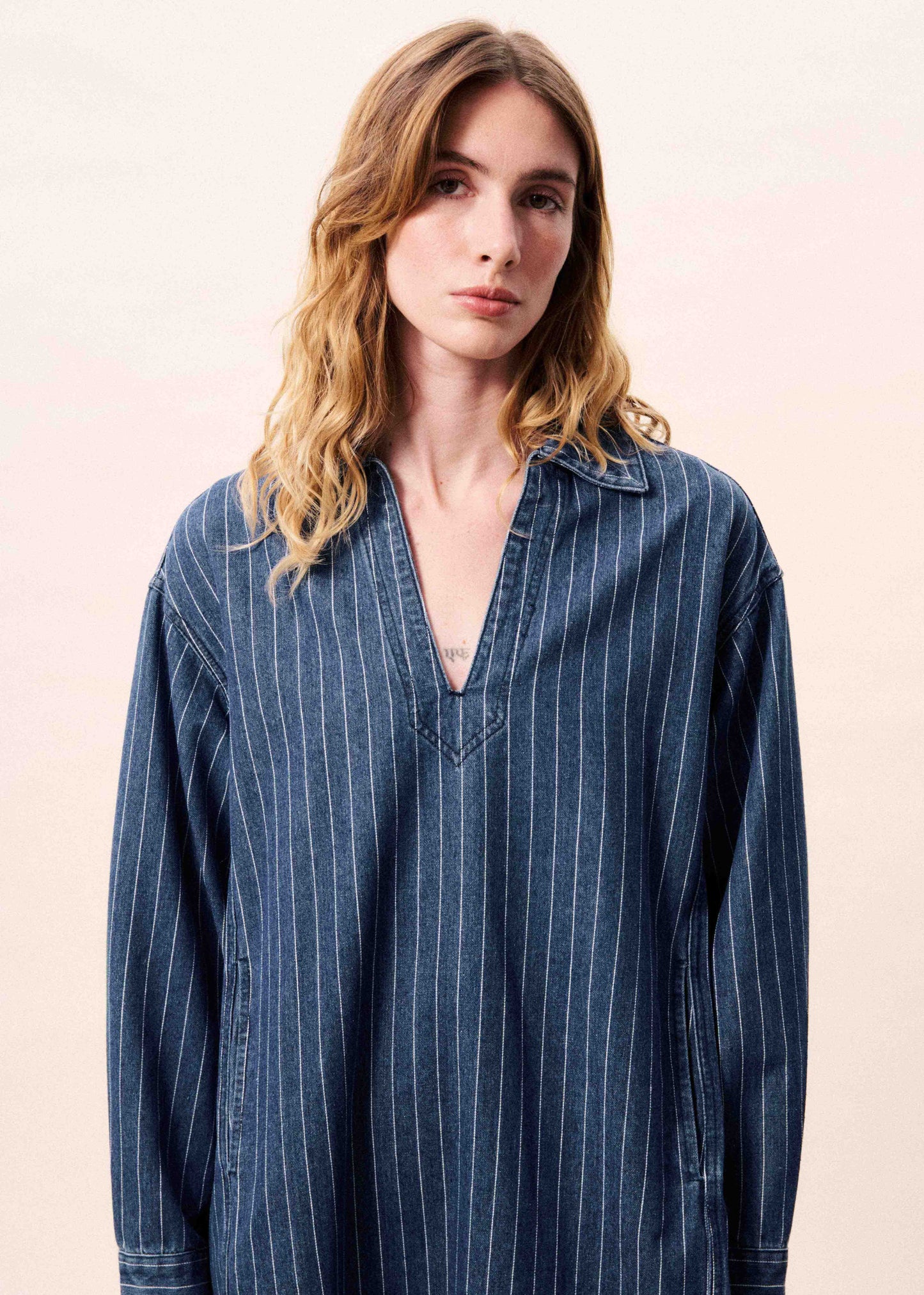 Poseidon Dress in Bleu Jean