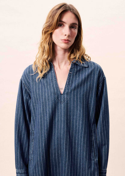 Poseidon Dress in Bleu Jean
