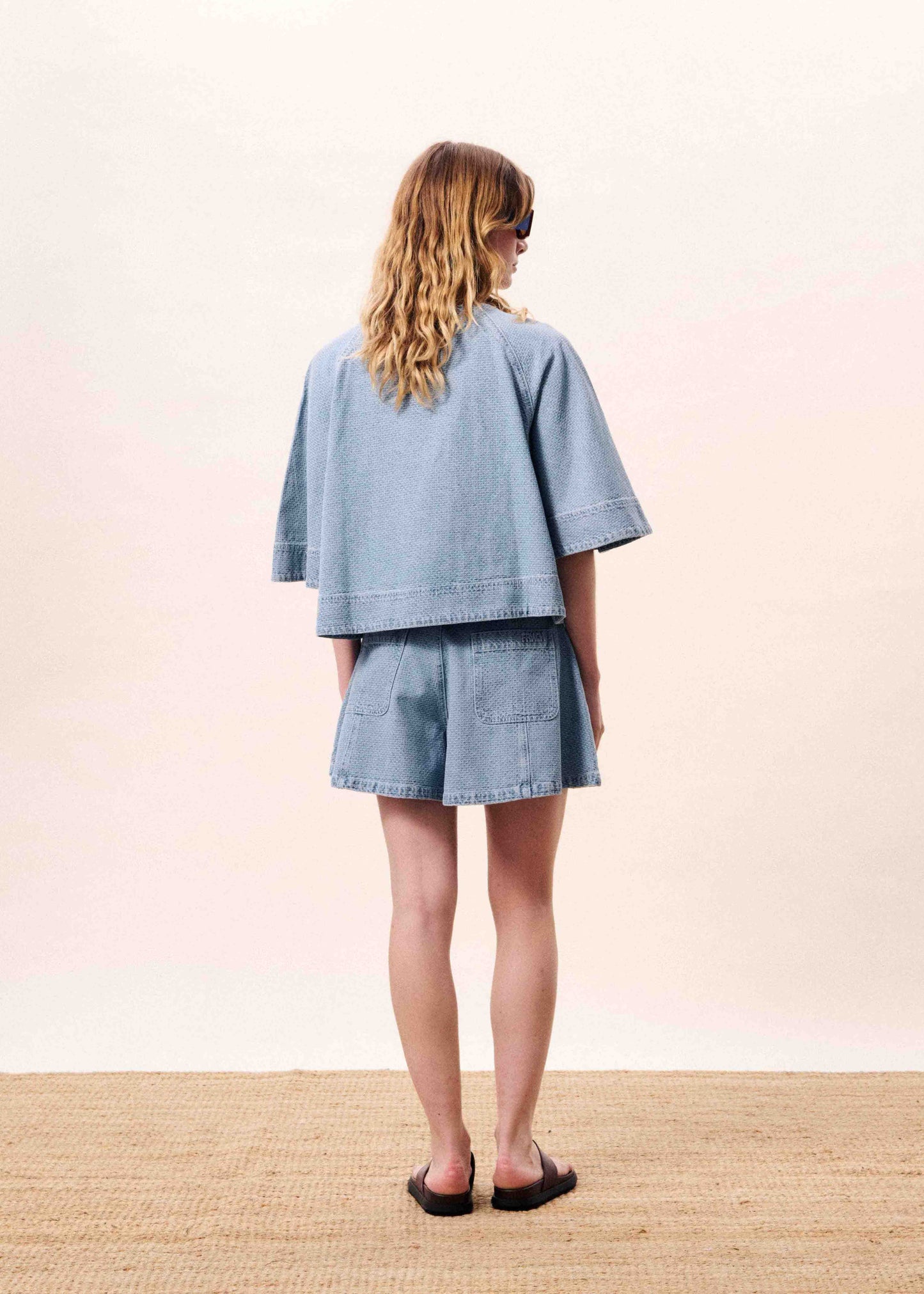 Citrine Blouse in Bleu Clair
