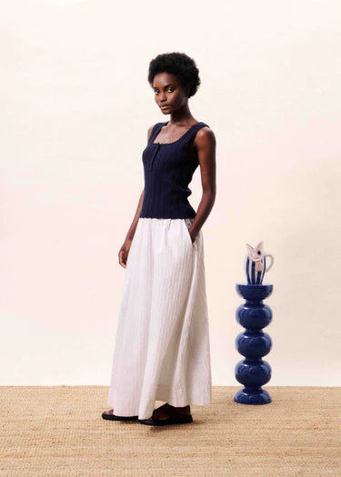 Dundee Top in Bleu Marine