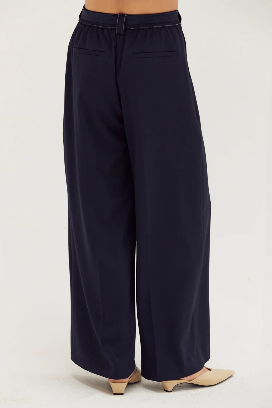 Kaia Contrast Stitch Trousers