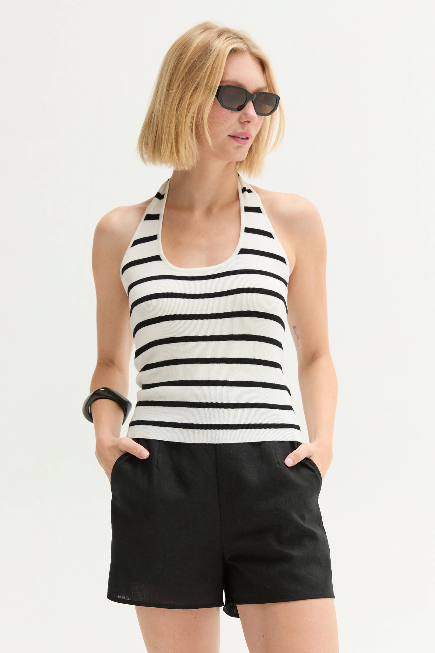 Jenna Halter Knit Top