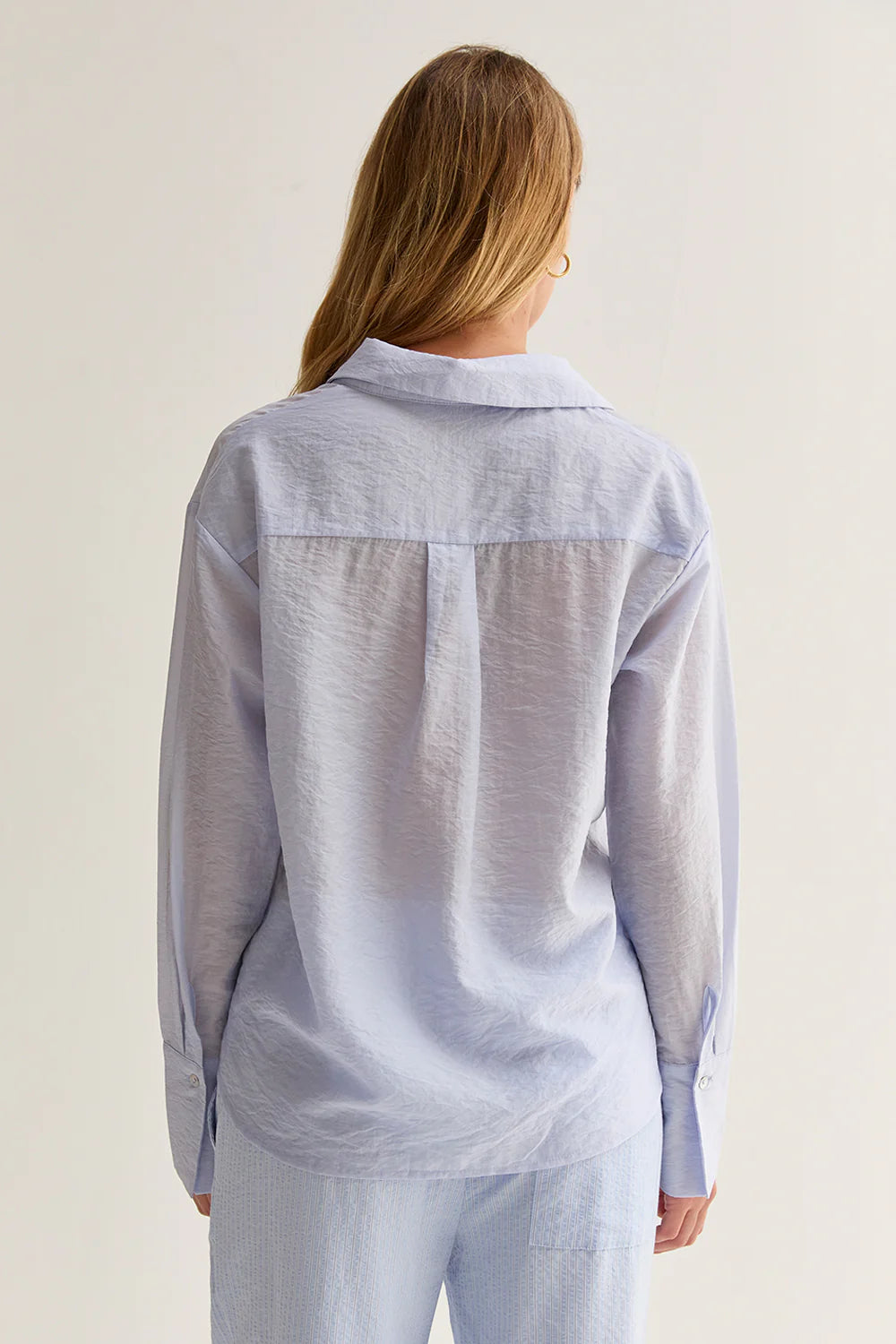 Nadia Sheer Button-Up