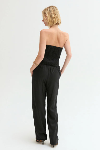 Maris Contrast Hem Scarf Tube Top