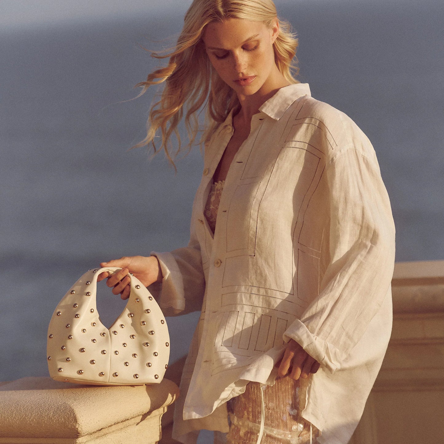 Dahlia Studded Handbag