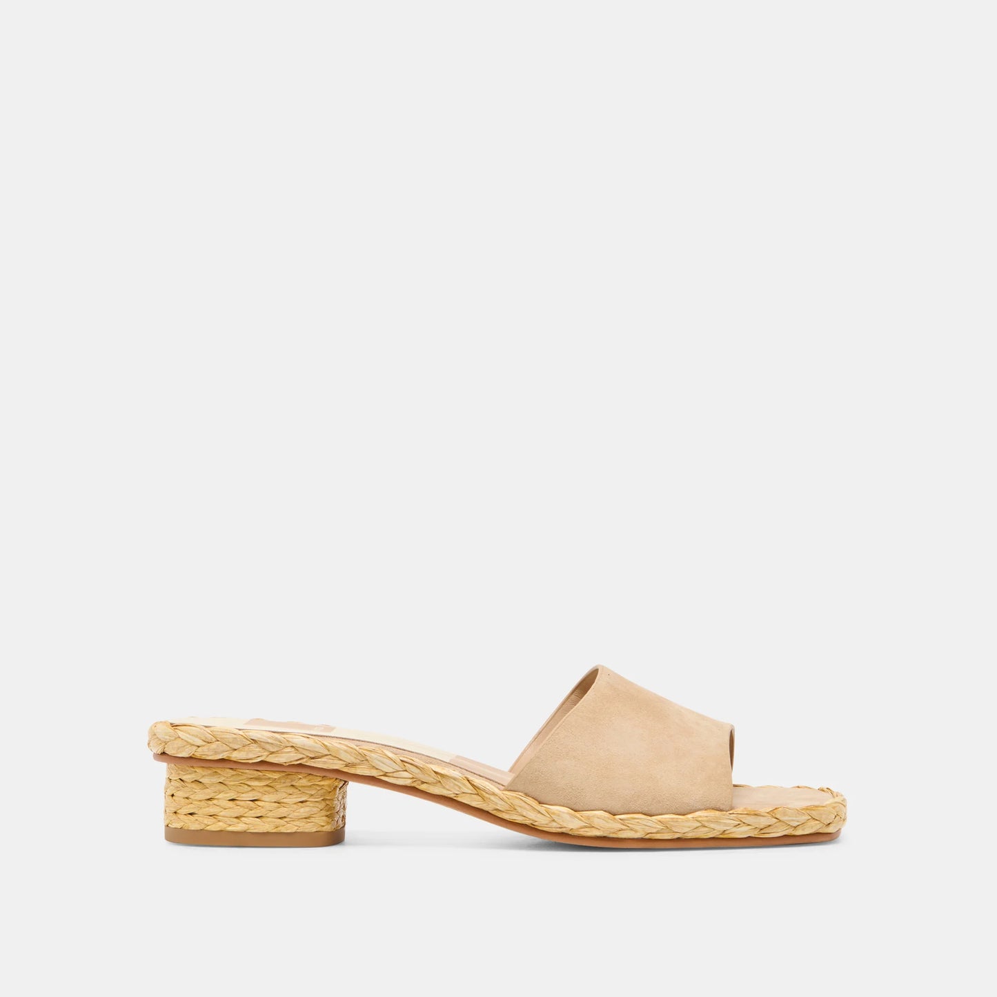 Dixi Slides in Camel Suede