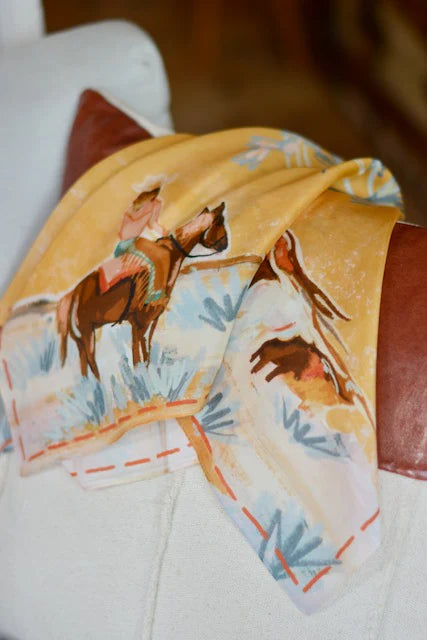 Western Scarf Bandana - Open Range Cowgirl
