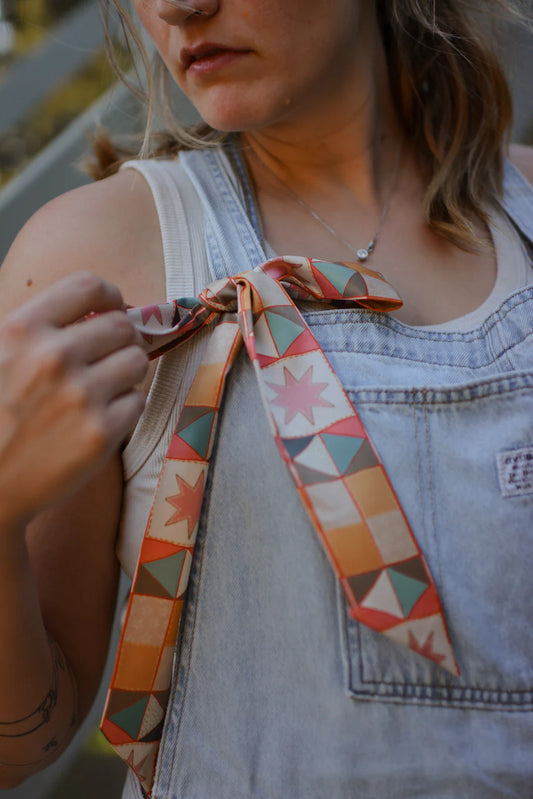 Twilly Scarf - Vintage Patchwork