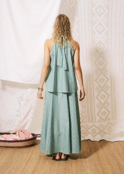 Carmine Skirt in Shore Green