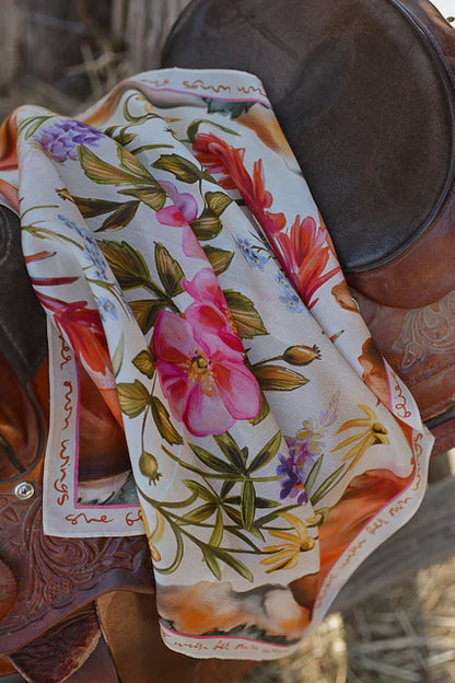 Western Scarf Bandana - Oregon Wildflowers