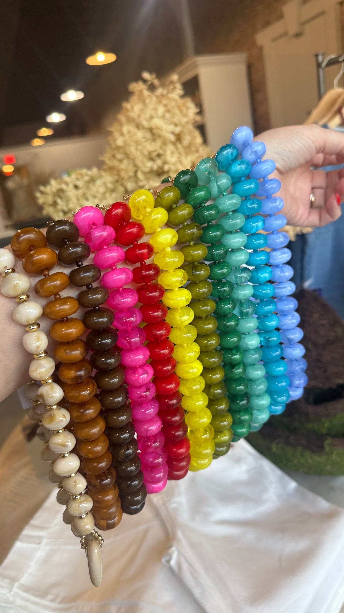 Bailey Chunky Beaded Necklace