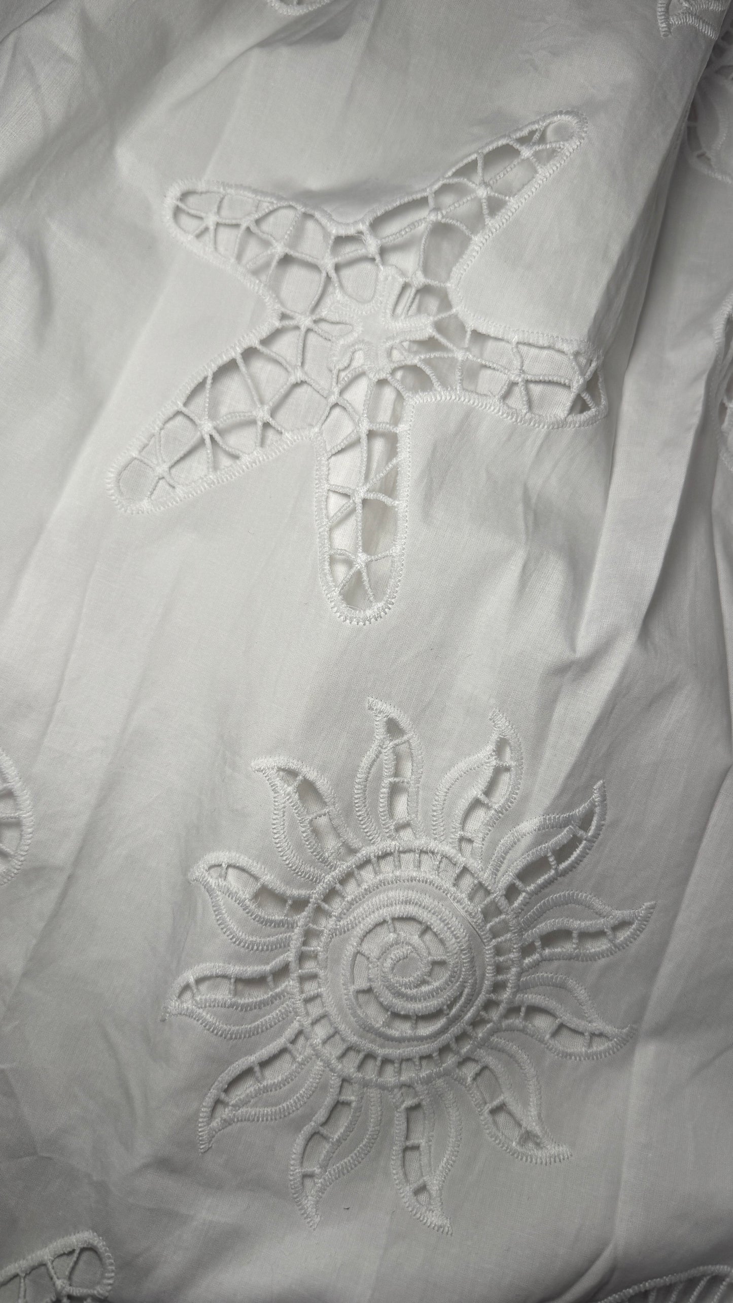 Seaside Midi Embroidered Skirt