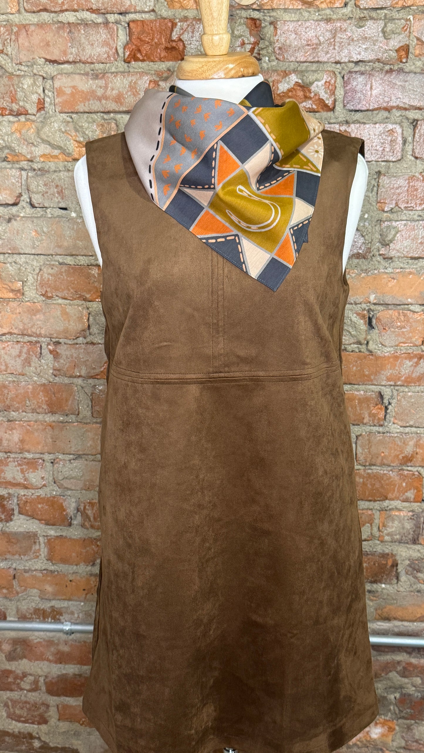Western Scarf Bandana - Frontier Patchwork