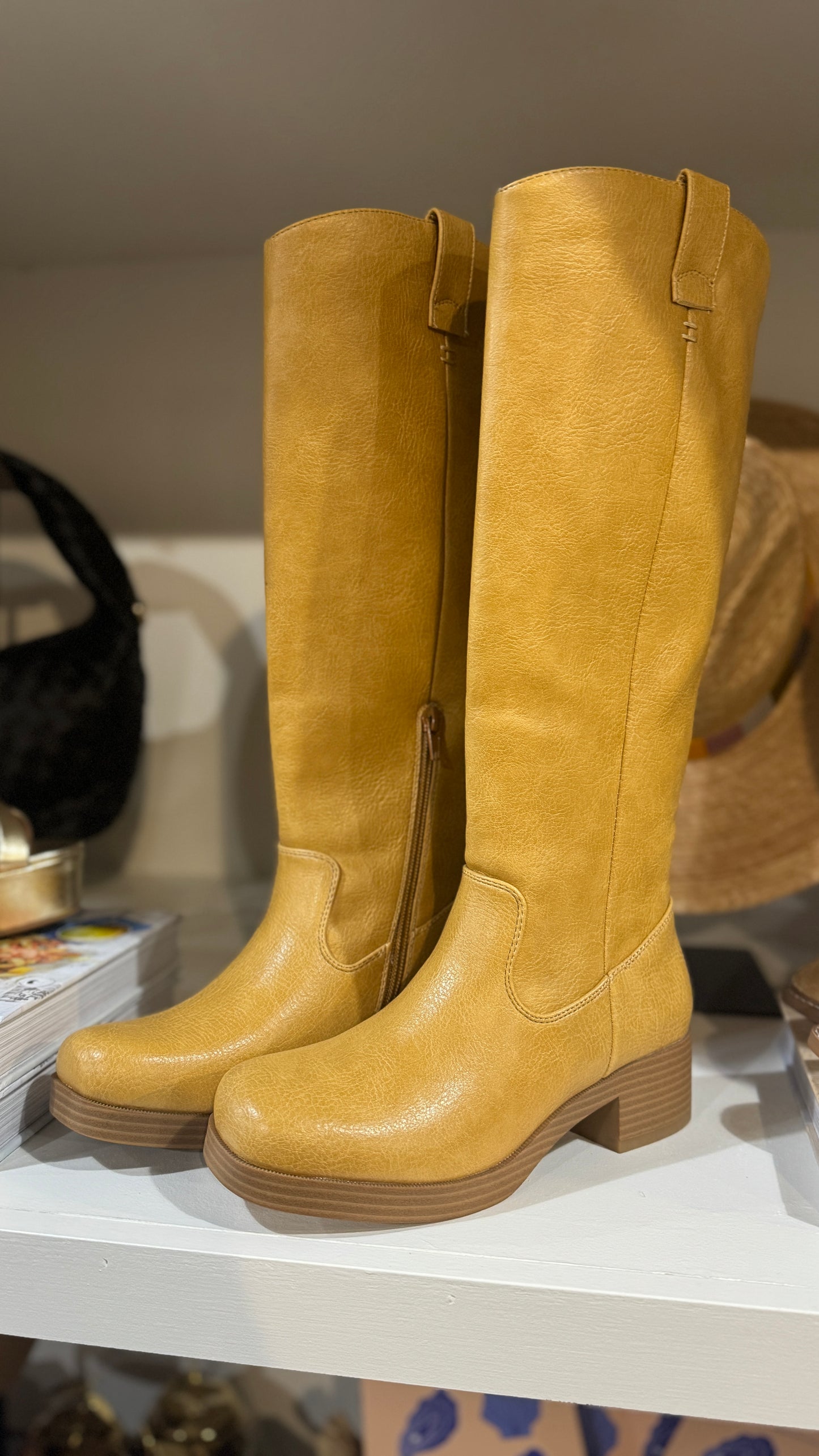 Yurie Boots in Camel