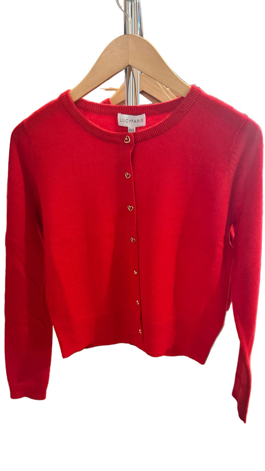 Celeste Heart Button Cardigan