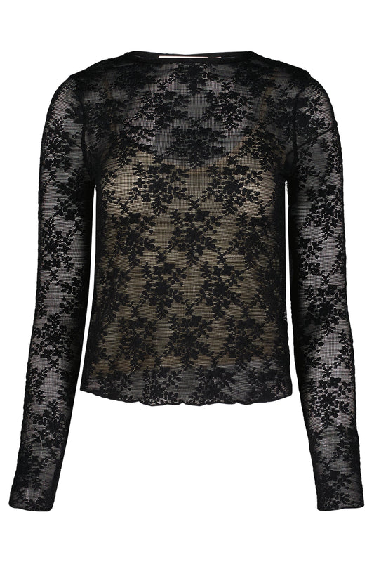 Dani Lace Top in Black